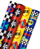 wrapaholic-Birthday-Wrapping-Paper-4-Pack-100-sq.ft.-Total-Racing-1
