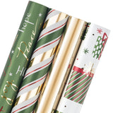 wrapaholic-traditional-christmas-wrapping-paper-4-rolls-set-1