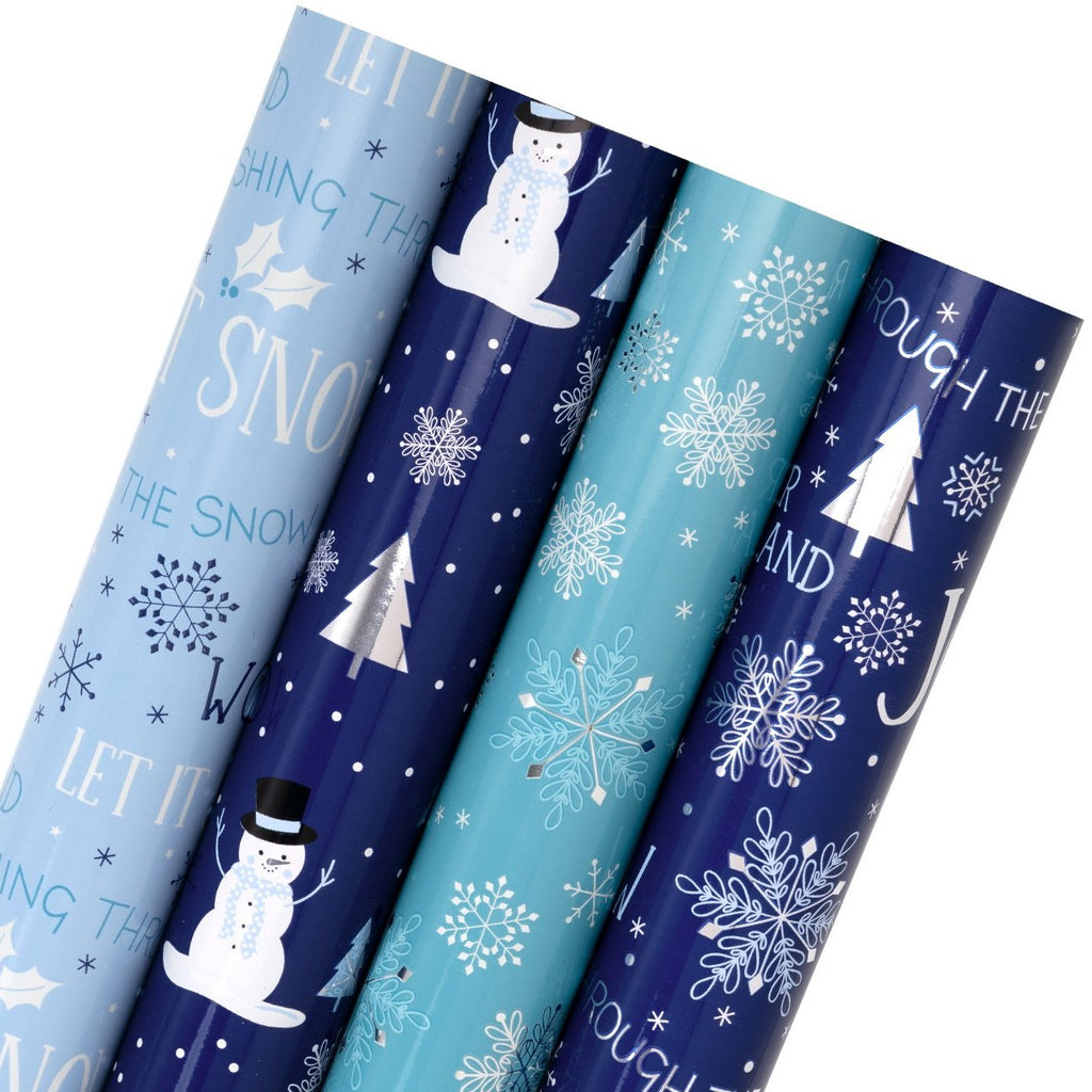Santa and Mrs. Claus' Winter Wonderland Waltz Wrapping Paper