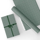 Custom Flat Wrapping Paper for Birthday, Party - Square Green Wholesale Wraphaholic