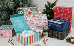 wrapaholic-christmas-collapsible-gift-box-with-magnetic-closure-red-snowflake-design-14x9x4-3-inch-8