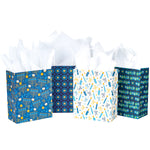 wrapaholic-hanukkah-medium-size-gift-bags-12-pack-8x4x10-blue-1