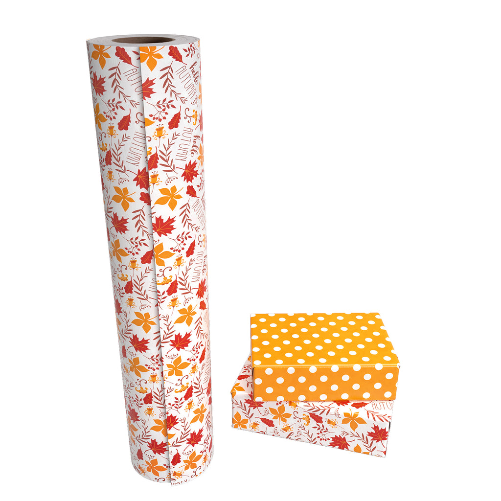 Jumbo Gold Foil 30 sq ft. Gift Wrapping Paper Rolls - Sold individually 