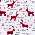 Christma Wrapping Paper Roll 30inchx33 Feet Buffalo Plaid Stag