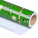 Christma Wrapping Paper Roll 30inchx33 Feet Candycane Joy