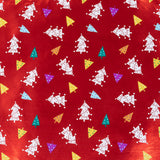 Christma Wrapping Paper Roll 30inchx33 Feet Fiesta Trees