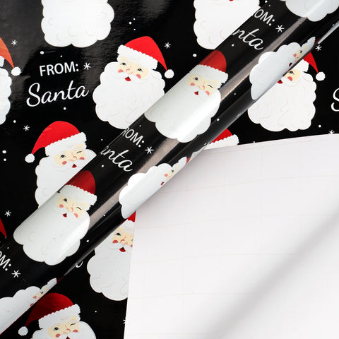 Christma Wrapping Paper Roll 30inchx33 Feet From Santa