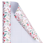 Christma Wrapping Paper Roll 30inchx33 Feet Holiday Berries