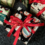 Christma Wrapping Paper Roll 30inchx33 Feet Jolly Santa