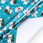 Christma Wrapping Paper Roll 30inchx33 Feet Polar Bear Holiday