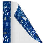 Christma Wrapping Paper Roll 30inchx33 Feet Royal Holiday Script