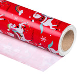 Christma Wrapping Paper Roll 30inchx33 Feet Unicorn Santa