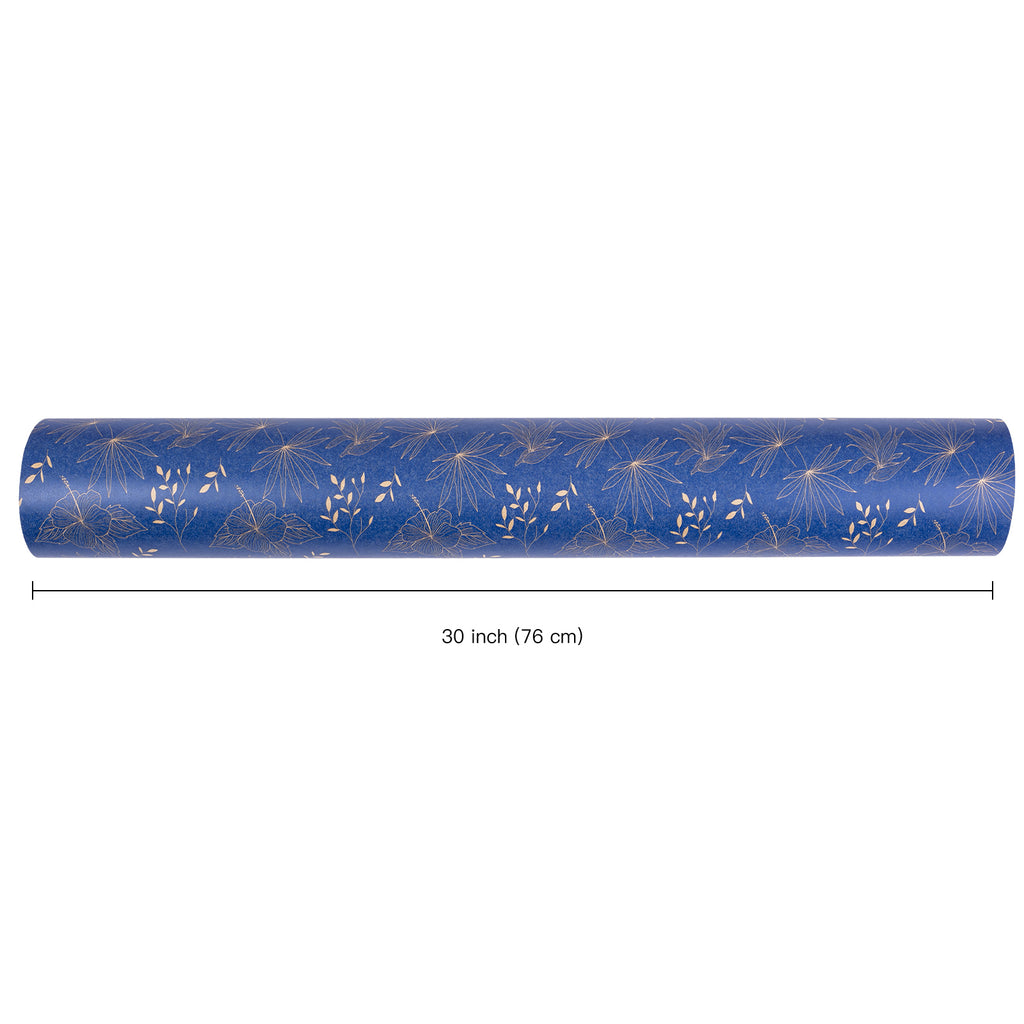 Wrapaholic Kraft Wrapping Paper Navy Blue – WrapaholicGifts