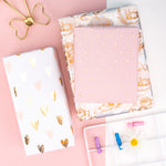 wrapaholic-pink-and-silver-floral-wrapping-paper-mini-roll-17-inch-x-120-inch-x-3-roll-42-3-sq-ft-ttl-6