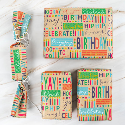 Gift Wrap Paper by Celebrate It in Kraft White | 100 | Michaels