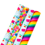 wrapaholic-birthday-wrapping-paper-jumbo-rolls-with-rainbow-stripe-for-gift-wrap-craft-40-x-120-inch-x-4-rolls-6