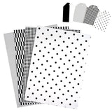 wrapaholic-black-and-white-gift-wrapping-paper-sheet-set-4-flat-sheets-4-gift-tags-2