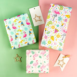 wrapaholic-summer-design-gift-wrapping-paper-flat-sheet-6pcs-pack-4