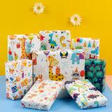 wrapaholic-birthday-gift-wrapping-paper-flat-sheet-animal-design-8pcs-pack-5