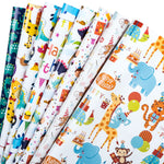 wrapaholic-birthday-gift-wrapping-paper-flat-sheet-animal-design-8pcs-pack-1