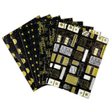 wrapaholic-black-gift-wrapping-paper-flat-sheet-with-gold-print-8pcs-pack-2