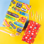 wrapaholic-birthday-wrapping-paper-mini-roll-red-yellow-design-17-inch-x-120-inch-x-3-roll-42-3-sq-ft-ttl-5