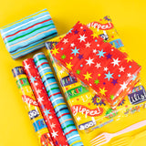 wrapaholic-birthday-wrapping-paper-mini-roll-red-yellow-design-17-inch-x-120-inch-x-3-roll-42-3-sq-ft-ttl-7