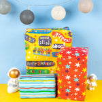 wrapaholic-birthday-wrapping-paper-mini-roll-red-yellow-design-17-inch-x-120-inch-x-3-roll-42-3-sq-ft-ttl-9