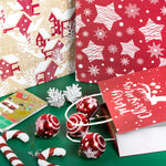 wrapaholic-assort-medium-large-christmas-gift-bags-snowflakes-cabin-stars-deer-8-pack-7
