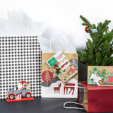 wrapaholic-assort-medium-large-christmas-gift-bags-deer-plaid-cabinchristmas-tree-8-pack-5