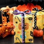 wrapaholic-halloween-gift-wrapping-paper-flat-sheet-with-pumpkin-print-6pcs-pack-4