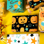 wrapaholic-halloween-gift-wrapping-paper-flat-sheet-with-pumpkin-print-6pcs-pack-6