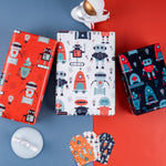 wrapaholic-robot-gift-wrapping-paper-sheet-set-4-flat-sheets-4-gift-tags-4