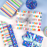 wrapaholic-birthday-wrapping-paper-mini-roll-polka-dots-stripes-patterns-17-inch-x-120-inch-x-3-roll-42-3-sq-ft-ttl-6