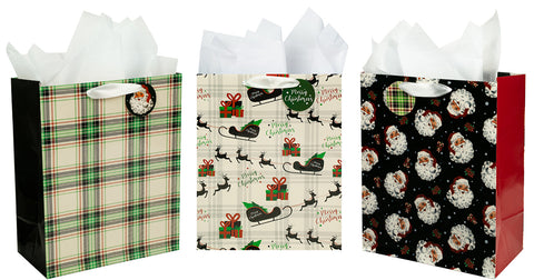 wrapaholic-assort-large-christmas-gift-bag-plaid-3-pack-10x5x13-inch-1