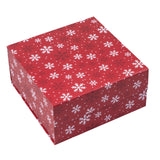 wrapaholic-christmas-collapsible-gift-box-with-magnetic-closure-red-and-white-snowflake-design-8x8x4-inch-5