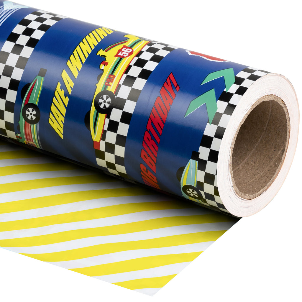 WRAPAHOLIC Reversible Wrapping Paper Jumbo Roll - 30 Inch X 100 Feet - –  WrapaholicGifts