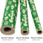kraft-wrapping-paper-roll-cactus-pattern-30-inches-x-100-feet-4