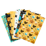 wrapaholic-halloween-gift-wrapping-paper-flat-sheet-with-pumpkin-print-6pcs-pack-9