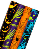 Halloween Wrapping Paper 4 Pack 100 sq.ft. Total Cat & Witch