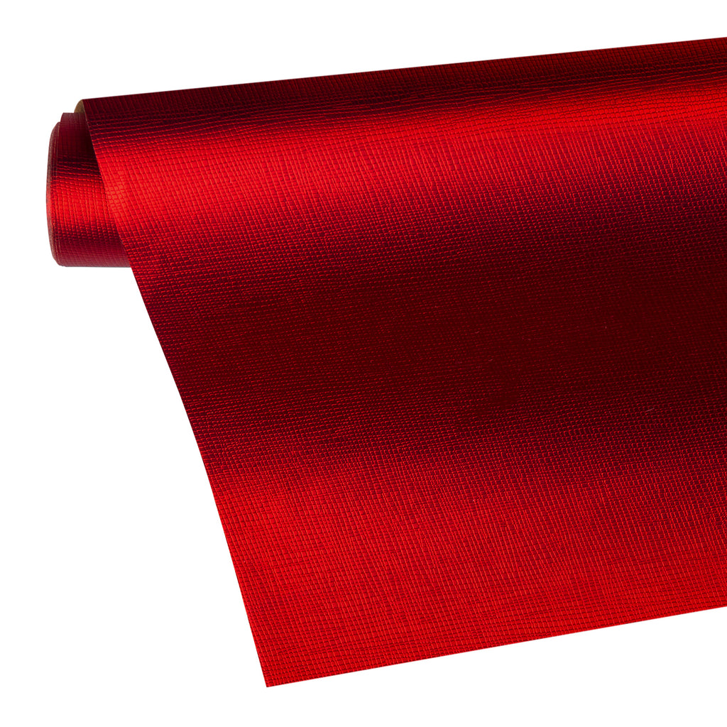 Embossing Kraft Wrapping Paper Roll, Red 16.5' – WrapaholicGifts