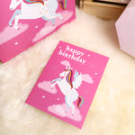 wrapaholic-13-inch-large-gift-bag-with-birthday-card-tissue-paper-rainbow-horse-for-girls-5