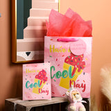 wrapaholic-13-inch-large-gift-bag-with-birthday-card-tissue-paper-pink-icecream-patterns-5