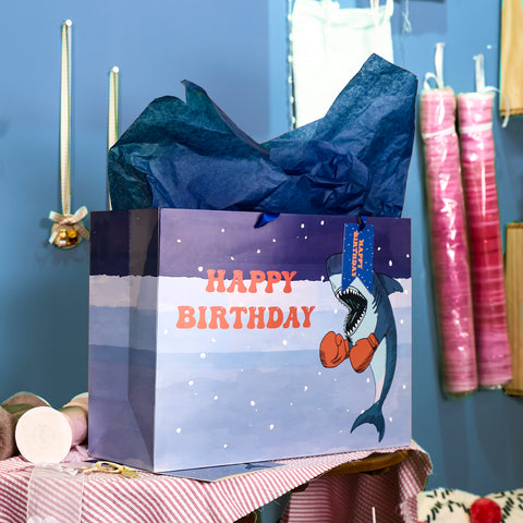 16 inch Extra Large Gift Bag with Gift Card & Tissue Paper - Baby
