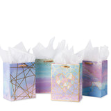 Loveinside-Medium-Size -Coloful-Marble-Pattern-Gift-Bag -7 X 4 X 9-1