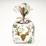 Tissue Paper Christams 24 Sheets Reindeer with Floral