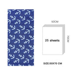 Tissue Paper Christams 24 Sheets Sailing Anchor