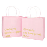 wrapaholic-obviously-you-have-great-taste-gift-bag-12-pack-10x5x10-pink-gold-1
