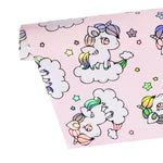 Wrapaholic Cute Rainbow Pony Design with Colorful Foil Gift Wrapping Paper Roll