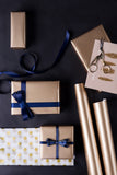 Wrapaholic-3- Different-Black-Gold-Stripe-Design-Wrapping-Paper -Roll-(14.4 sq. ft.TTL.)-7